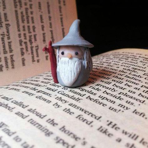 Adorbs Polymer Clay Brooch, Clay Brooch, Gandalf The Grey, Cute Polymer Clay, Clay Animals, Wood Carving Tools, Cute Clay, Clay Art Projects, Clay Figures