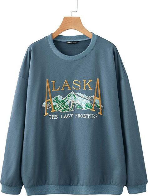 Judy's from Alaska in http://whodunnitmysteries.com/product/camp-run-amuk/ Sweat Vintage, Drop Shoulder Sweatshirt, Holiday 2024, Dropped Shoulder Sweatshirt, Shein Style, Print Hoodie, Print Pullover, Long Sleeve Sweatshirts, Blue Fashion