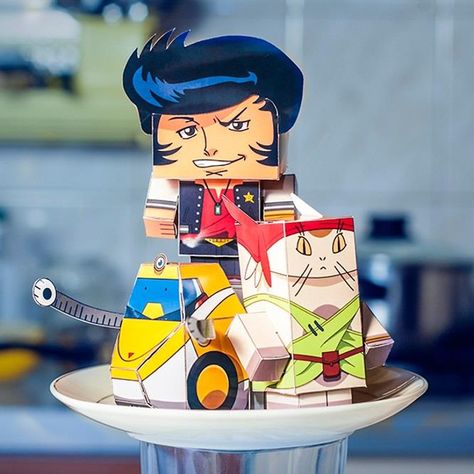 Space Dandy, Paper Play, E Craft, Paper Toy, Paper Toys, Paper Models, Dandy, Paper Craft, Alexander