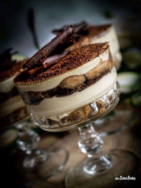 Tiramisu Cups Individual, Individual Tiramisu Cups, Tiramisu In A Cup, Thick Whipped Cream, Christmas Tiramisu, Tiramisu Aesthetic, Individual Tiramisu, Tiramisu Cups, Deserts Cakes