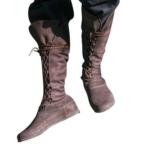 Medieval and Renaissance Men's Costume Boots & Shoes | Deluxe Theatrical Quality Adult Costumes Armor Boots, Medieval Boots, Timberland Boots Outfit Mens, Timberland Boots Outfit, Timberland Waterproof Boots, Timberland Outfits, Yellow Boots, Medieval Costume, Faux Leather Boots