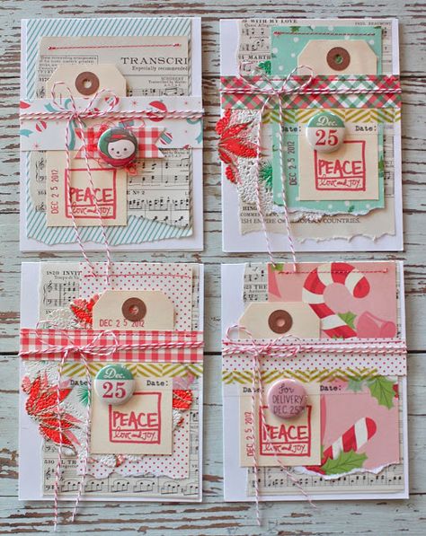 October Afternoon, Christmas Journal, Mish Mash, 12 December, Christmas Scrapbook, Winter Cards, Christmas Paper, Card Tags, Creative Cards