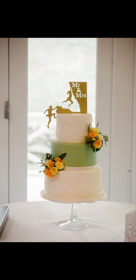 Climber Wedding, Rock Climber Wedding, Climbing Wedding, Rock Climbing Wedding Cake, Climbing Cake Birthdays, Rock Climbing Wedding Photos, Hiking Wedding Cake Topper, Rock Climbing Wedding, Rock Climbing Cake