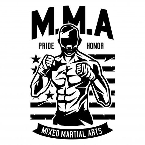 Mma fighter Premium Vector | Premium Vector #Freepik #vector #poster #design #art #sports Academy Logo, Graphic Design Style, Blazer Outfits Men, T Shirt Design Template, Avatar Cartoon, Shirt Logo Design, Vintage Poster Design, Martial Arts Workout, Martial Artist