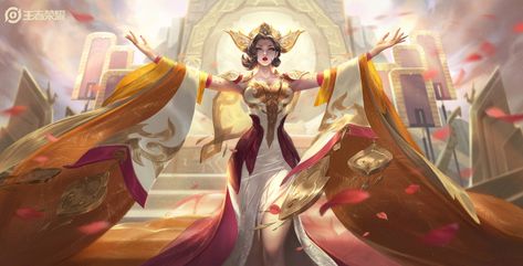 ArtStation - Empress Wu, KUISHI Xu Wu Zetian, Chinese Anime, Chinese Mythology, Fantasy Collection, Girly Drawings, Couple Illustration, Fantasy Concept Art, Female Character Design, Digital Art Girl