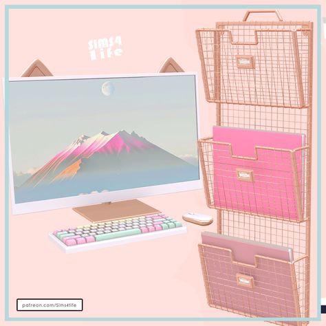 SIMS41ife Sims 4 Cc House Decor Aesthetic, Sims 4 Stationery Cc, Best Mods For Sims 4, Sims 4 Cc Computer, Ts4 Decor Cc, Sims 4 Office Cc, The Sims 4 Pack, Sims 4 Cheats, Sims 4 Piercings