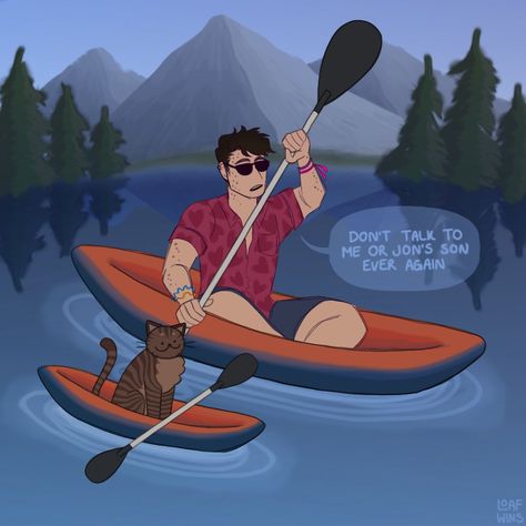 The Magnus Archives Tim, Tim Stoker, The Magnus Archives, Welcome To Night Vale, Night Vale, Kayaking, Internet, Fan Art, Energy