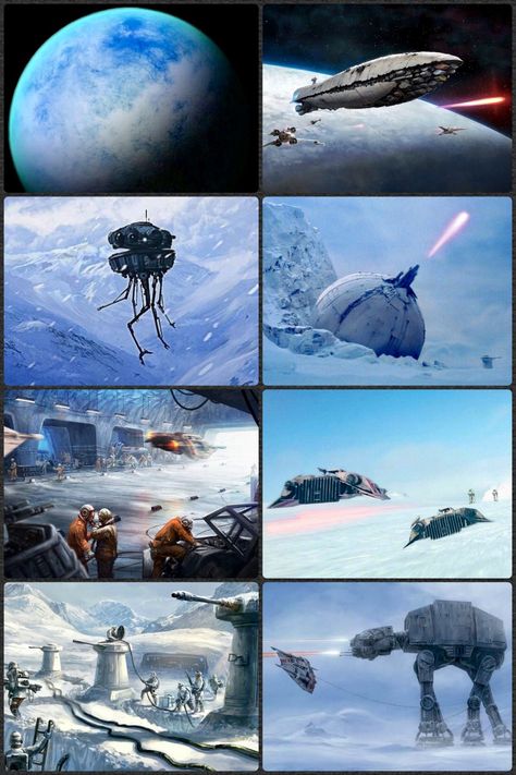 Planet Hoth Star Wars Hoth Planet, Hoth Star Wars, Star Wars Hoth, Star Wars Planets, Sci Fi Rpg, Star Wars Wedding, Galactic Republic, Star Wars Concept Art, Galactic Empire