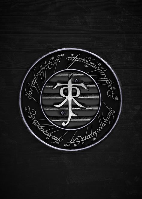 J.R.R Tolkien Crest by Rolando Lopez Fonseca on ArtStation Lord Of The Rings Illustration, Tolkien Wallpaper, Rings Illustration, Lord Of The Rings Tattoo, Black And White Logo, Hobbit Art, Black And White Logos, Ring Tattoos, Lord Of The Ring