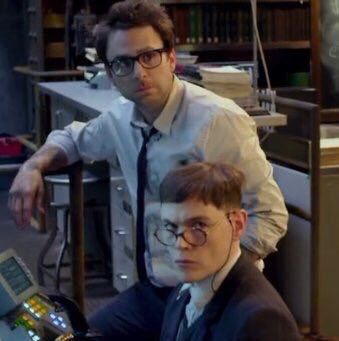 Pacific Rim Newton Hermann, Newt And Hermann Pacific Rim, Pacific Rim Fanart, Hermann Gottlieb, Newt Geiszler, Kaiju Groupie, Newton Geiszler, Drift Compatible, Burn Gorman