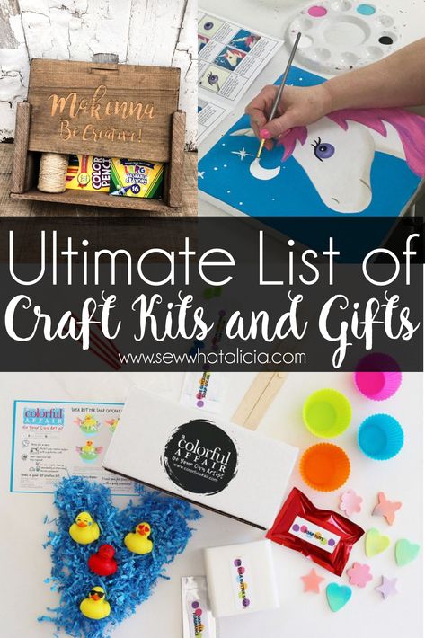 Craft Gifts For Kids, Diy Crafts For Girls, Handmade Holiday Gifts, Christmas Craft Kit, Diy Jar Crafts, Flower Gardening, Crafty Gifts, Craft Kits For Kids, Diy Craft Kits