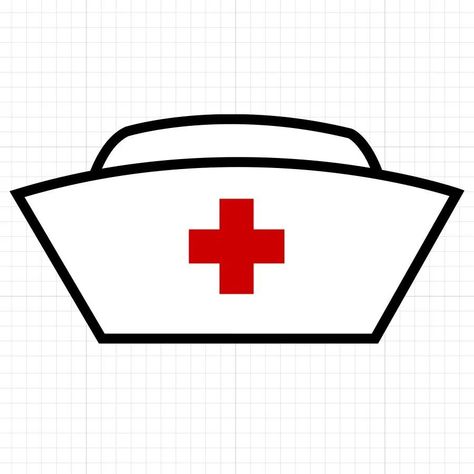 Nurse Hat SVG #nurse #nursing #nursingschool #nursingstudent #health #healthcare #medical #nurselife #craft #diy #clipart #svgfile #svgcutfile #svgfiles #svgfilesforcricut #svgcricut #svgimages #svgdesigns #digitaldownload #silhouettesvg #cardmakingstationery #silhouettecameo #silhouettecutfile #cricutcutfiles  #cricut - www.clipartaccess.com Nurse Clip Art, Nurse Tools, Medical Decor, Public Health Nurse, Doctor Stickers, Rocks Painting, Medical Theme, Magnet Quotes, Nurse Hat