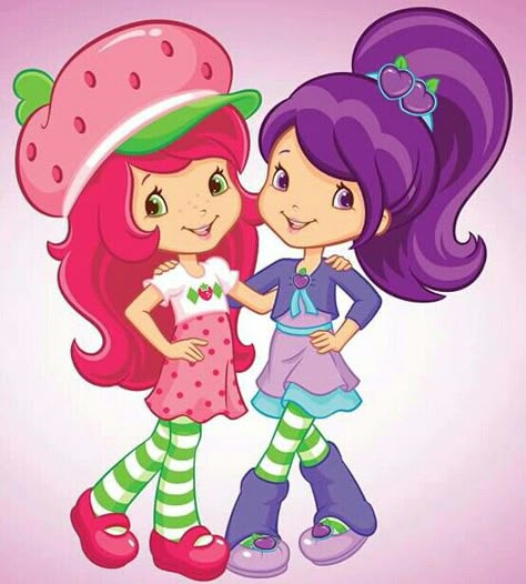 Strawberry Shortcake and Plum Pudding as berry best friends Berry Bitty Adventures, Strawberry Shortcake 2009, Strawberry Shortcake Pictures, Strawberry Shortcake Costume, Raspberry Torte, Berry Shortcake, Strawberry Shortcake And Friends, Disney Princess Sofia, Strawberry Shortcake Cartoon