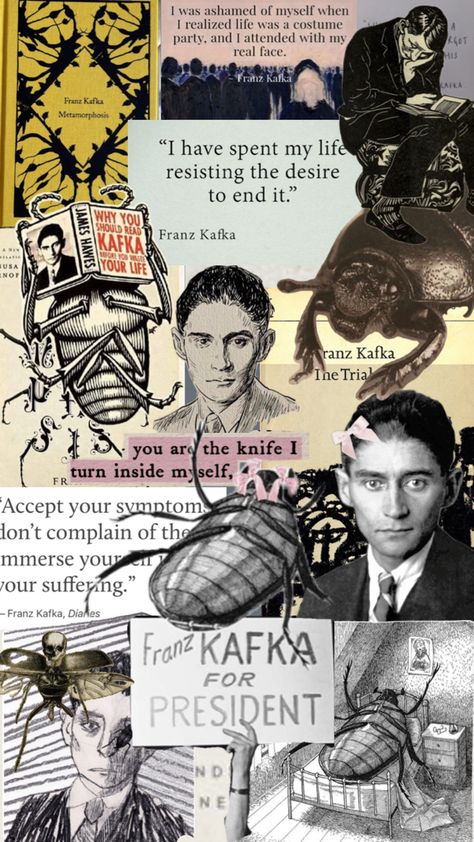 Kafka Metamorphosis, Classic Literature Quotes, Writer Memes, The Metamorphosis, Book Cover Page, Artsy Background, Literature Humor, Commonplace Book, Writers And Poets