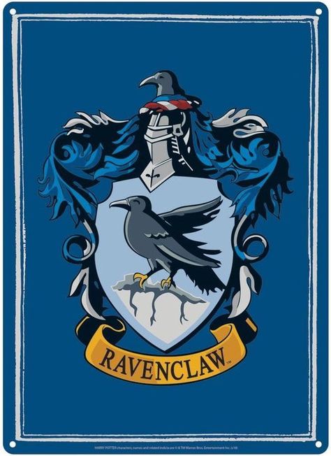 Harry Potter Ravenclaw Crest Tin Sign Poster Ravenclaw Logo, Poster Harry Potter, Harry Potter Knit, Citate Harry Potter, Harry Potter Logo, Harry Potter Iphone, Art Harry Potter, Ravenclaw Aesthetic, Harry Potter Background