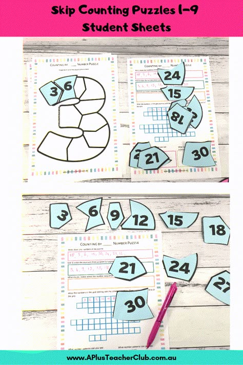 Skip Counting Posters, Grade 3 Classroom, 2024 Classroom, Skip Counting Activities, Math Rti, Math Centres, Math Worksheets For Kids, Fun Math Worksheets, Math Practice Worksheets