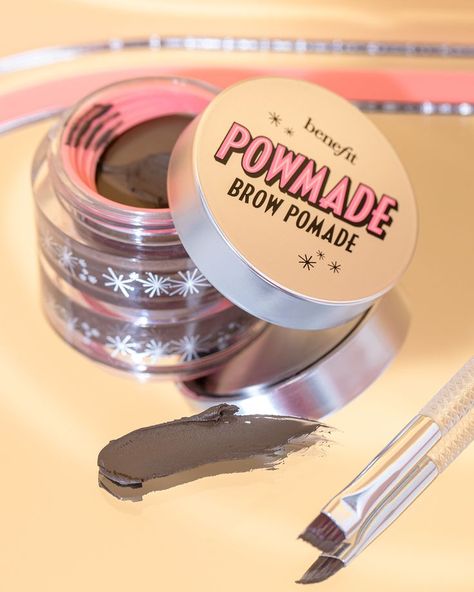 🚨 Benefit NEWNESS incoming 🚨 Are you ready to Love Your Brows with NEW Brow POWmade 💫 Our brow pomade's creamy 36-hour long-wearing formula sculpts, fills and defines brows 👏 Shape Brows, Aqua Walls, Liquid Shadow, Cosmetics Photography, Brow Definer, Brow Pomade, Eyebrow Brush, Beauty Must Haves, Brow Makeup