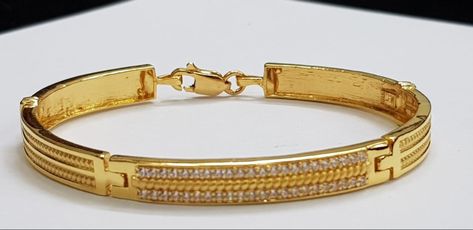 Mens Gold Bracelets Latest, Bracelet Gold For Men, Kada Design, Gents Kada, Bracelets Indian, Mens Bracelet Gold Jewelry, Man Gold Bracelet Design, Gents Bracelet, Gold Jewels Design