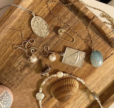 Mediterranean Jewelry Aesthetic, Coastal Grandma Jewelry, Shark Tooth Necklace Aesthetic, Ocean Aesthetic Jewelry, Sea Jewelry Aesthetic, Coastal Granddaughter Jewelry, Shell Necklace Aesthetic, Beach Jewelry Aesthetic, Jewelry Shots