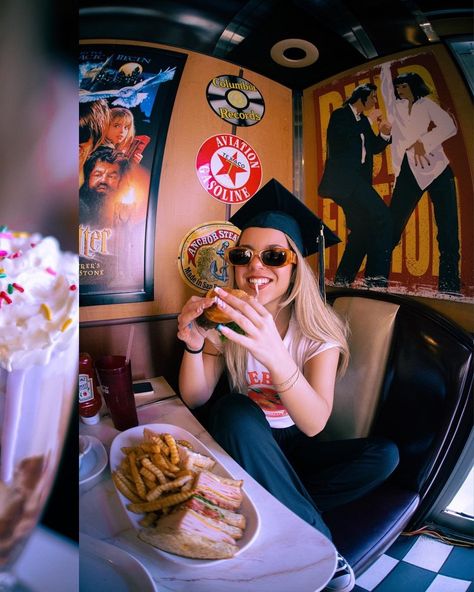 Moonlite Diner (@moonlitediner) • Instagram photos and videos Diner Senior Pictures, Old Diner Photoshoot, Diner Aesthetic Photoshoot, 50s Diner Photoshoot, Retro Diner Photoshoot, In N Out Photoshoot, Diner Photography, 70s Academia, Diner Photoshoot