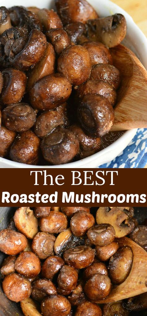 Butter Mushrooms, Mushrooms Recipes, Mushroom Side Dishes, Grilling Ideas, Mushroom Varieties, Baked Mushrooms, Sautéed Mushrooms, Mushroom Rice, Crimini Mushrooms