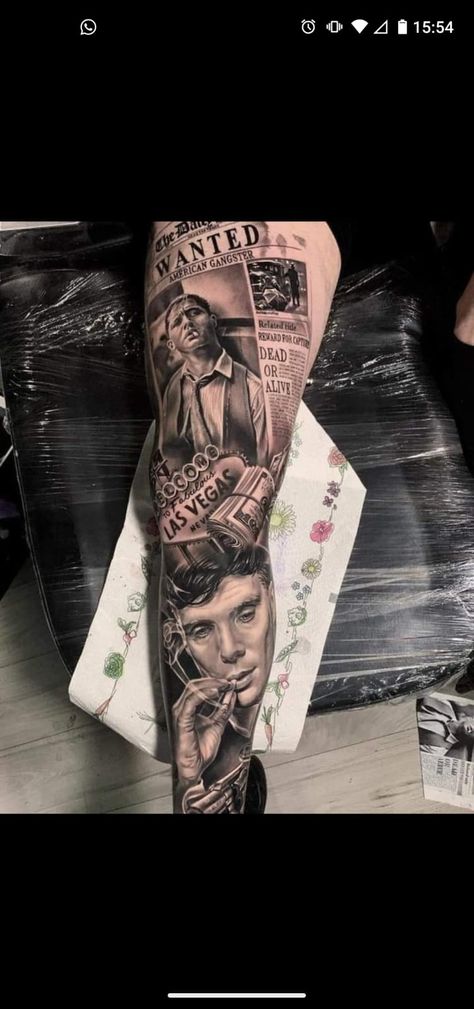 Surrealism Tattoos, Tattoo Mafia, Chest Tattoo Drawings, Leg Sleeve Tattoos, Leg Tattoo Ideas, Best Leg Tattoos, Chicano Tattoos Sleeve, Skull Girl Tattoo, Full Leg Tattoos