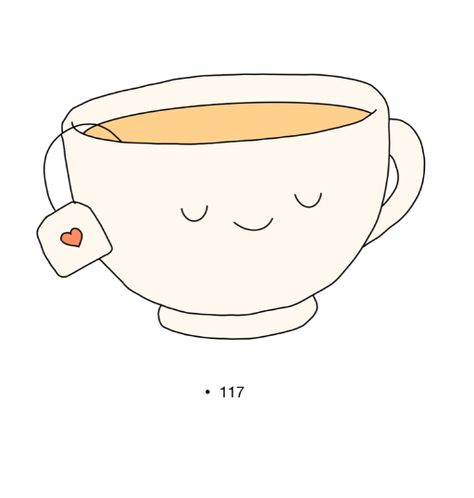 Tea Minimalist Drawing, Tea Cup Doodle, Teacup Drawing, Cup Of Tea Tattoo, Teacup Doodle, Cookbook Scrapbook, Tea Drawing, Tea Cup Drawing, Tea Tattoo