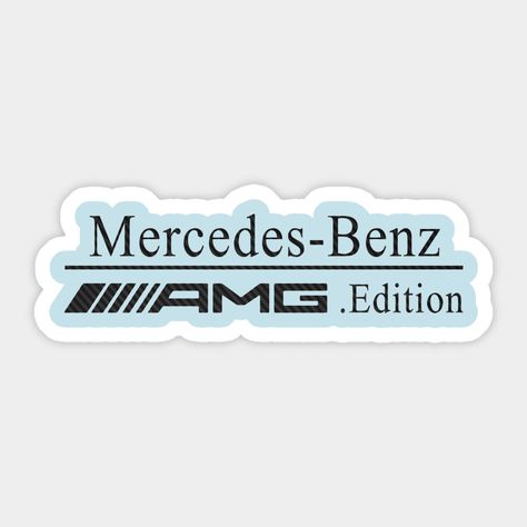 Mercedes Amg Logo -- Choose from our vast selection of stickers to match with your favorite design to make the perfect customized sticker/decal. Perfect to put on water bottles, laptops, hard hats, and car windows. Everything from favorite TV show stickers to funny stickers. For men, women, boys, and girls. Mercedes Sticker, White 2115, F1 Stickers, Cool Laptop Stickers, Amg Logo, Amg Car, Racing Stickers, F1 Art, Music Stickers