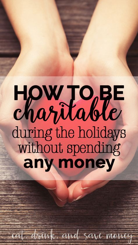 Want to give back during the holidays without spending a lot of money? Follow these tips to give back to your community without spending any money. Volunteer your time, donate used items and check out some great ideas. How to be charitable during the holidays without spending any money | Eat, Drink, and Save Money  How to be charitable without spending any money http://eatdrinkandsavemoney.com/2016/12/19/how-to-get-in-the-spirit-of-giving-without-spending-any-money/ Christmas Activities For Families, Money Cat, Blessing Bags, Kindness Activities, Donate Money, A Lot Of Money, How To Give, Save Money On Groceries, Give Back