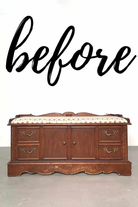 Refinish Hope Chest, Refinished Cedar Chest Ideas, Hope Chest Redo, Hope Chest Diy, Cedar Chest Makeover, Hope Chest Makeover, Cedar Chest Redo, Painted Cedar Chest, Boho Chest