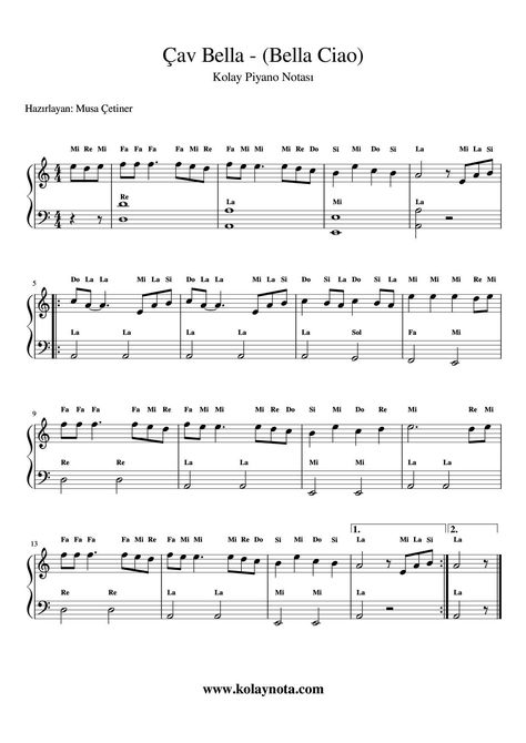 Popular Piano Sheet Music, Beginner Piano Music, Cello Sheet Music, Piano Music Lessons, Easy Piano Songs, Guitar Tabs Songs, Solfege, Not Musik, Cello Music