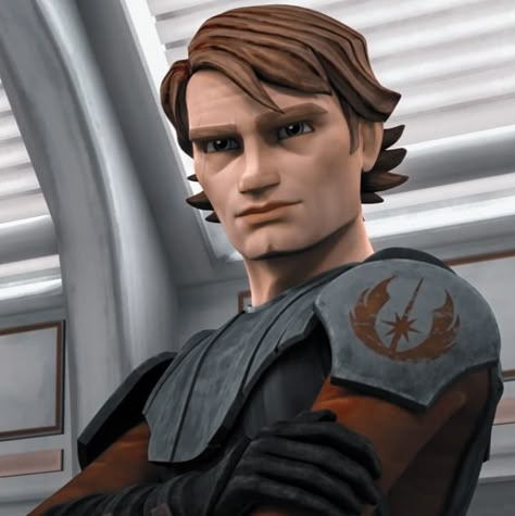 Anakin Skywalker Cartoon, Anakin Skywalker Animated, Anikan Skywalker Clone Wars, Clone Wars Anakin Icon, Anakin Skywalker Icon Clone Wars, Anakin The Clone Wars, Star Wars Clone Wars Fanart, Tcw Anakin, Anakin Skywalker The Clone Wars