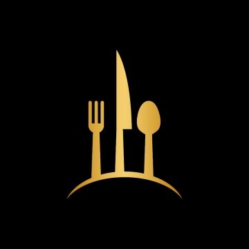 Luxury gold spoon  knife and fork logo icon design template Template Menu Logo, Resturant Logo, Cafe Illustration, Gold Food, Restaurant Icon, Gold Logo Design, Cook Kitchen, Chef Logo, Chef Dinner