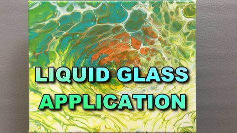 #Liquid #Glass #Application Liquid Glass Diy, Liquid Glass Projects, Pour Art, Glass Projects, Pouring Art, Work Out, To Work, First Time, The First