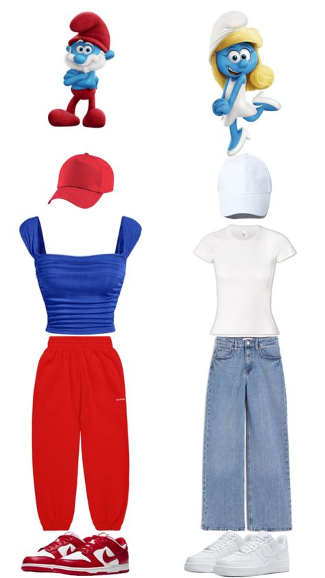 Smurf Halloween, Smurf Costume, Halloween Idea, Spirit Week, Halloween Costumes, Halloween