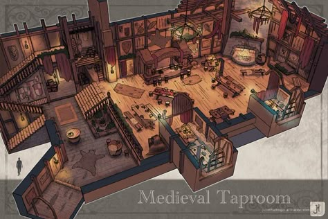 Fantasy Shop Art, Fantasy Shop Concept Art, Medieval House Interior, Medieval Restaurant, Medieval Shop, Medieval Tavern, Interior Concept Art, Fantasy Shop, Fantasy Rooms