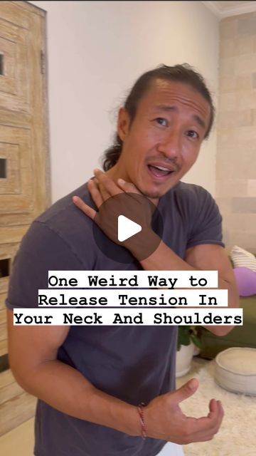 How To Release Tension In Shoulders, Tension In Shoulders And Neck, Relax Shoulder Muscles, How To Release Tension In Neck, Release Tension In Neck And Shoulders, Tense Shoulders And Neck Relief, Self Massage Neck And Shoulders, Tense Shoulders, Neck Tension