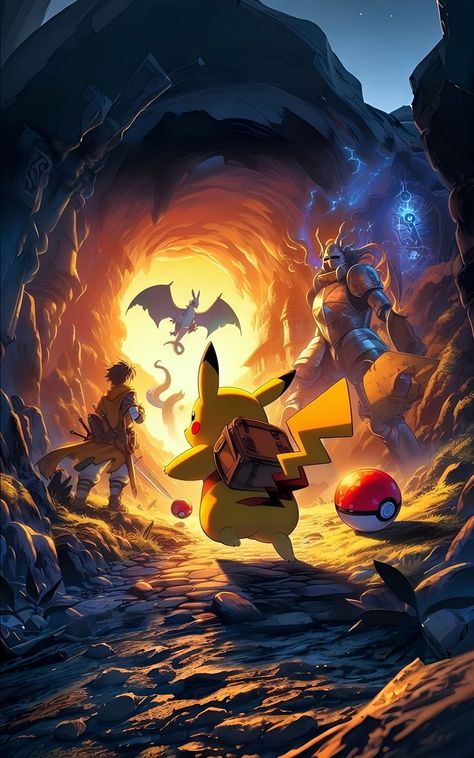 Pokemon Watch, Pokemon Illustration, Pokemon Anime Characters, Realistic Pokemon, Avengers Drawings, Pokémon Wallpaper, Pokemon Firered, Pokemon Photo, Pikachu Wallpaper