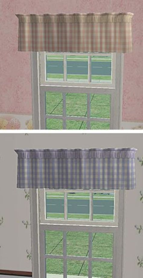 Dollish Sims 4, Sims 2 Cc, Cottage Windows, Los Sims, Sims 2, Sims Cc, Valance Curtains, Shower Curtains, Sims 4