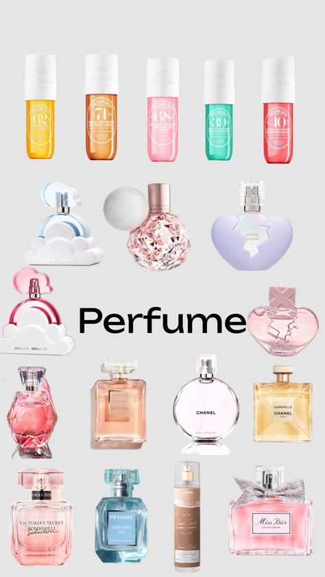 #perfume Perfume Ariana Grande, Pink Fragrance, Preppy Makeup, Ariana Grande Perfume, Perfume Organization, Perfume Collection Fragrance, Bath And Body Works Perfume, Perfume Scents