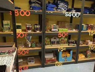 How to Start a Student-Run School Store | WeAreTeachers School Store Organization, Student Store Ideas, School Store Ideas Middle School, Pbis Store Ideas, Student Store Ideas High Schools, High School Store Ideas, Pbis School Store Ideas, Pbis Store Elementary, School Store Display Ideas