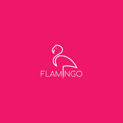 Flamingo Logo Design, Bug Logo, Flamingo Logo, Beach Business, Wordmark Logo Design, Beach Words, Soccer Drawing, Inspiration Logo Design, Dental Logo