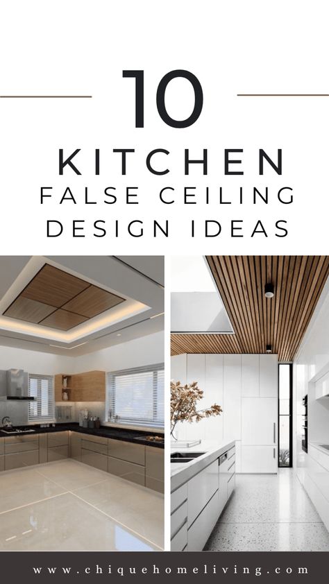 10 Kitchen False Ceiling Design Ideas 11 10 Kitchen False Ceiling Design Ideas Kitchen False Ceiling Design, Seperate Kitchen, Suspended Ceiling Design, Best False Ceiling Designs, Latest False Ceiling Designs, False Ceiling Design Ideas, Ceiling Classic, Kitchen Ceiling Design, Installing Recessed Lighting