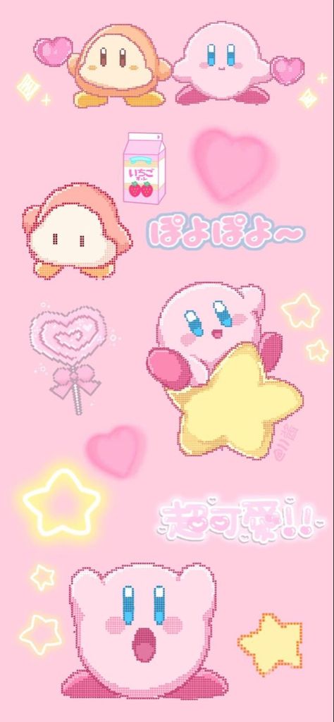 Kirby Iphone Wallpaper Hd, Cute Wallpapers Kirby, Hello Kitty And Kirby Wallpaper, Ipad Kirby Wallpaper, Kirby Wallpaper Aesthetic, Pink Kirby Wallpaper Iphone, Kirby Wallpaper Iphone Dark, Aesthetic Kirby Wallpaper, Kirby Ipad Wallpaper