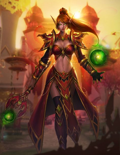 World of Warcraft Art — Blood Elf Mage [Artist: Chaoqian Liu... World Of Warcraft Game, Dnd Elves, World Of Warcraft Characters, Warcraft Characters, Warcraft Iii, Blood Elf, Female Elf, Elf Art, Warcraft Art