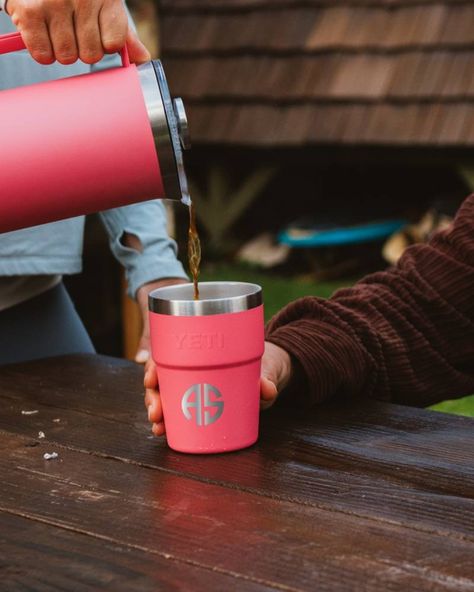 YETI Tropical Pink Color Collection Yeti Cup Designs, Drink Bucket, Yeti Cup, Yeti Tumbler, Pink Collection, Latest Colour, Kids Water Bottle, Diy Tumblers, Wine Chiller