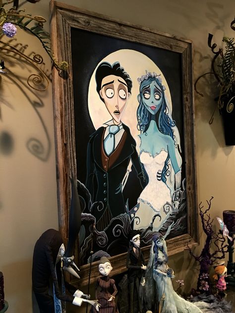 Corpse Bride Acrylic Painting, Corpse Bride Door Decorations, Corpse Bride Art Painting, Corpse Bride Canvas Painting, The Corpse Bride Painting, Corpse Bride Decorations, Corpse Bride Painting Canvas, Corpse Bride Hand, Tim Burton Painting