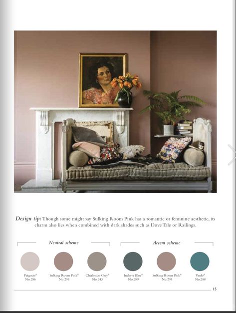 Living Room Farrow And Ball, Sulking Room Pink, Farrow And Ball Living Room, Leather Shirt Dress, Pink Living Room, Bedroom Wall Colors, Relaxing Bedroom, Farrow And Ball, Bedroom Loft