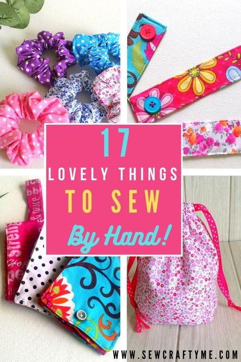 sewing toys easy Small Sewing Projects By Hand, Hand Sewing Crafts For Beginners, Quick Useful Sewing Projects, Learn To Hand Sew, Quick Hand Sewing Projects, Small Handsewing Project, Easy Hand Sewing Projects Diy, Sew By Hand Projects, Beginner Hand Sewing Projects Easy