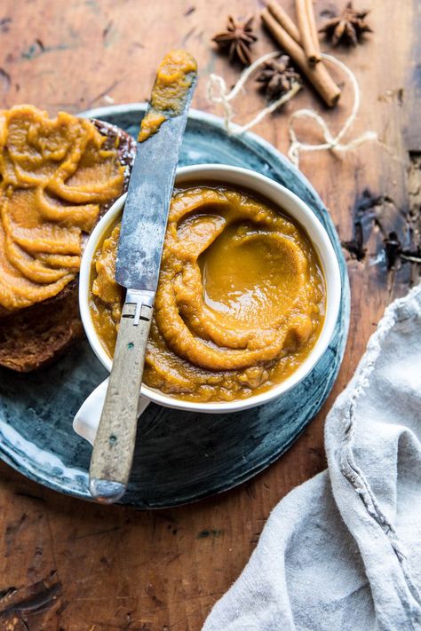 6 Ingredient Spiced Pumpkin Butter | #healthy #pumpkin #fall #autumn #easyrecipes Pumpkin Butter Recipe, Half Baked Harvest Recipes, Pumpkin Spice Syrup, Harvest Recipes, Pumpkin Butter, Spiced Pumpkin, Half Baked, Half Baked Harvest, Healthy Pumpkin